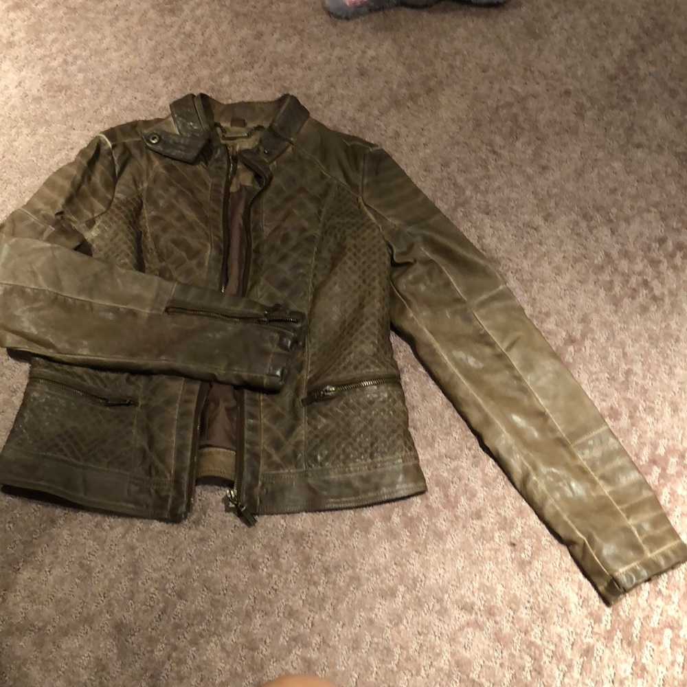 Women’s leather Moto Jacket